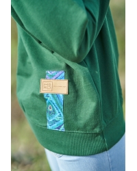 Sweatshirt Asam Unisex Forest Blue Mundo - Fairtrade Cotton