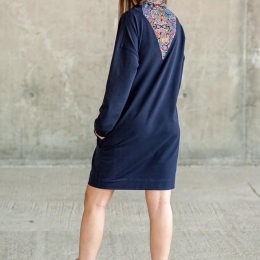 Tunika Wrap Navy Yala Mini