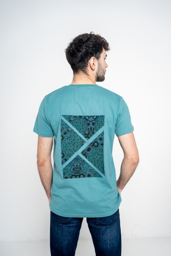 T-shirt Crow Atlantic Green Nefud - Fairtrade Cotton