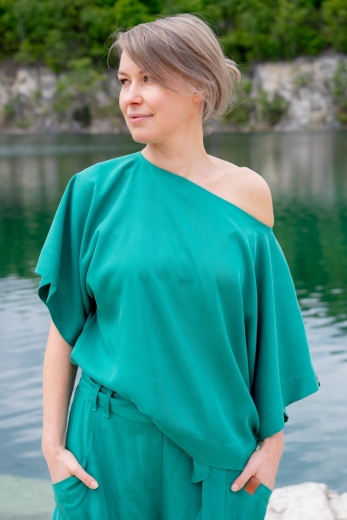 Bluse Wind Verde - Tencel™ Lenzing