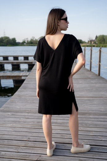 Kleid Saja Reversible Black - Viskose EcoVero™
