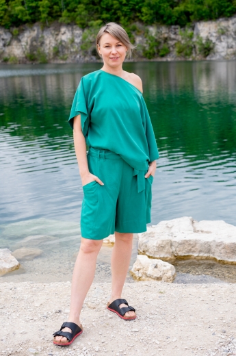 Bluse Wind Verde - Tencel™ Lenzing