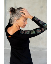 Bluse Rica Black Selva Mini - Viskose EcoVero™