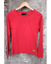 Bluse Cobra Red Bali Fairtrade Cotton - XS/S