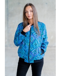 Bomberjacke Oversize Blue Mundo