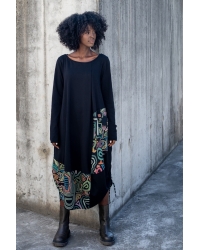 Kleid Tara Black Selva - Bio-Baumwolle