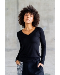 Bluse Amal Black Seguro - Viskose EcoVero™