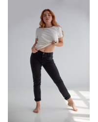 Jeans Mona Black - Zertifizierte Baumwolle