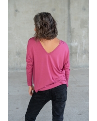 Bluse Saja Longsleeve Indian Rose - Viskose EcoVero™