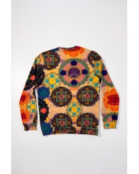 Sweatshirt Naro Men Acid Flowers Organic - M/L