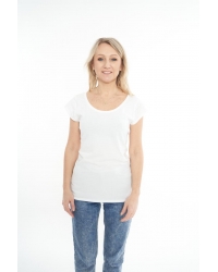 T-shirt Devi Fit White Be My Valentine - Fairtrade Cotton