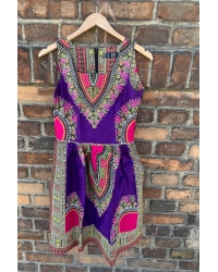 Kleid Batik Violet - S