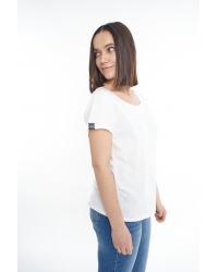 T-shirt Nimba Be My Valentine White aus Fairtrade-Baumwolle