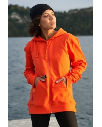 Hoodie Goa Zip Orange Harmony - Fairtrade Cotton