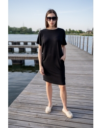 Kleid Saja Reversible Black - Viskose EcoVero™