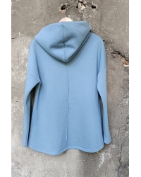 Hoodie Hug Me Light Blue - S/M