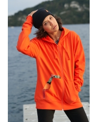 Hoodie Goa Zip Orange Harmony - Fairtrade Cotton