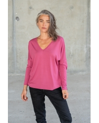 Bluse Saja Longsleeve Indian Rose - Viskose EcoVero™