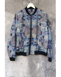 Bomberjacke Oversize Green Cosmic Softshell - M/L