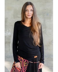 Bluse Amal Black Tierra Mini - Viskose EcoVero™