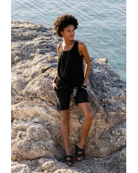 Shorts Sal Black Mopti - Leinen