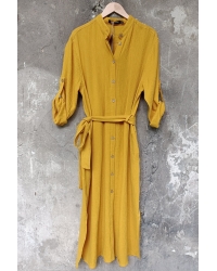 Hemdblusenkleid Anika Yellow - Onesize