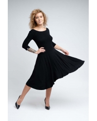 Kleid Swing Black - Viskose EcoVero™