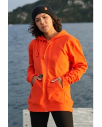 Hoodie Goa Zip Orange Harmony - Fairtrade Cotton