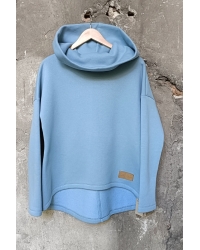 Hoodie Hug Me Light Blue - S/M