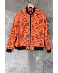 Bomberjacke Oversize Robin Orange from Cotton - S/M