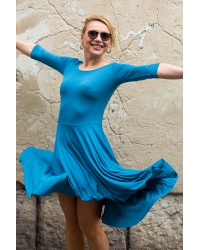 Kleid Swing Spanish Blue