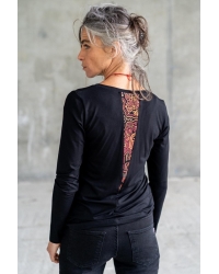 Bluse Amal Black Tierra Mini - Viskose EcoVero™