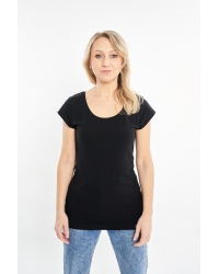 T-shirt Devi Fit Black Be My Valentine - Fairtrade Cotton