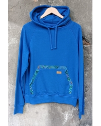 Hoodie Goa Blue Blue Mundo Fairtrade Cotton - S/M