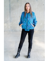 Bomberjacke Oversize Blue Mundo