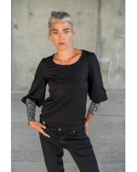 Bluse Guna Black Seguro - Viskose EcoVero™