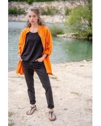 Musselin-Hemdbluse Lina Carrot