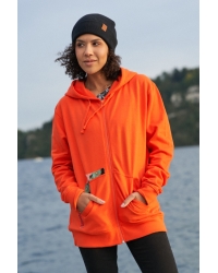 Hoodie Goa Zip Orange Harmony - Fairtrade Cotton