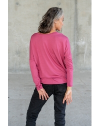 Bluse Saja Longsleeve Indian Rose - Viskose EcoVero™